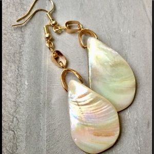 RESTOCKED 18K Gold Plated Shell Earrings